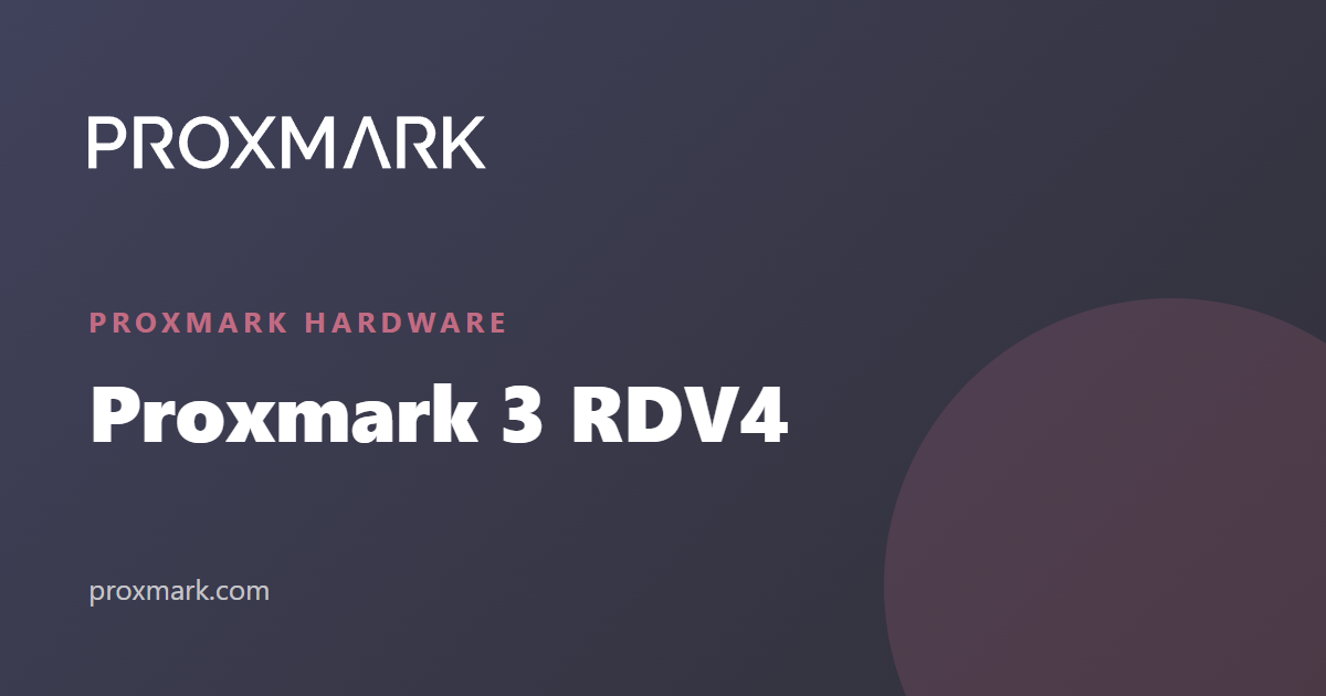 Proxmark 3 RDV4